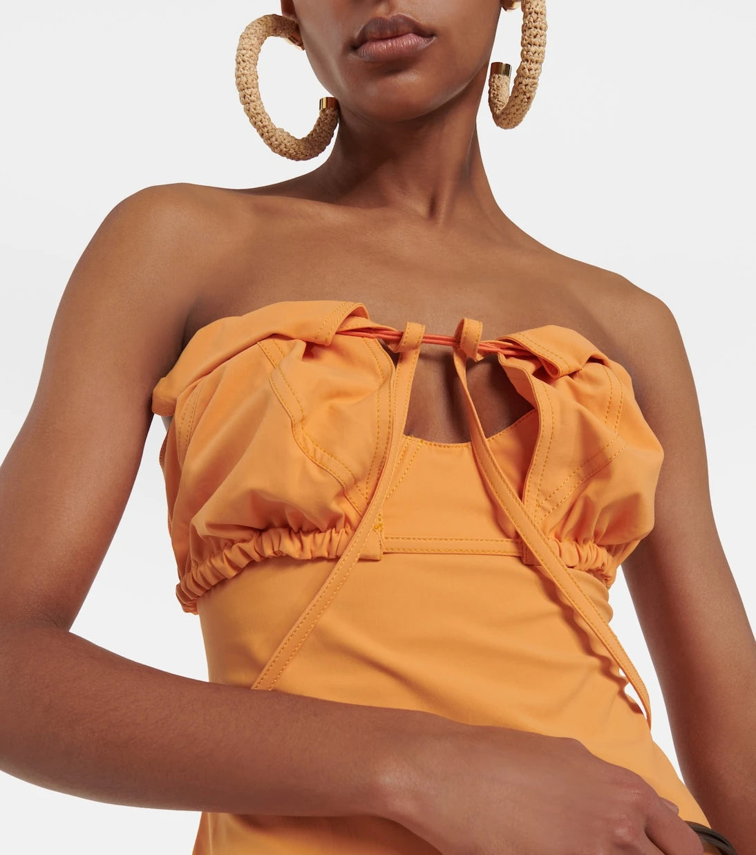Jacquemus - La Robe Bikini cotton-blend midi dress