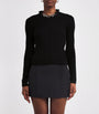 Paco Rabanne Wool-Blend Embellished Top