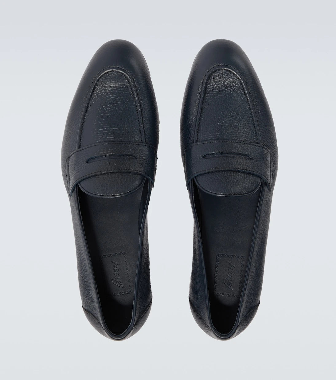 Brioni - Leather penny loafers