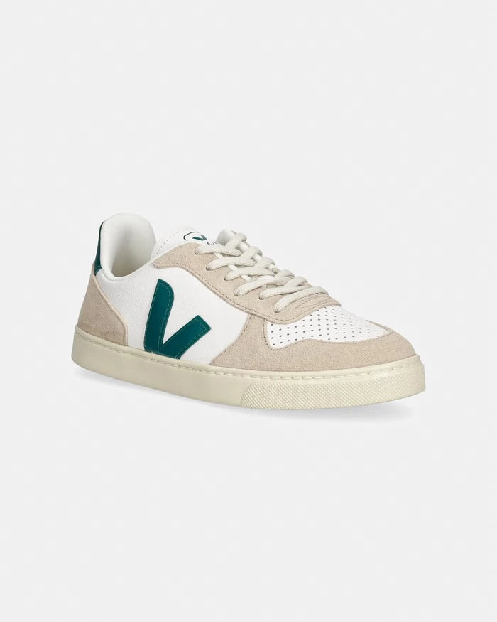 Deri spor ayakkabı Veja Small V-10 Laces