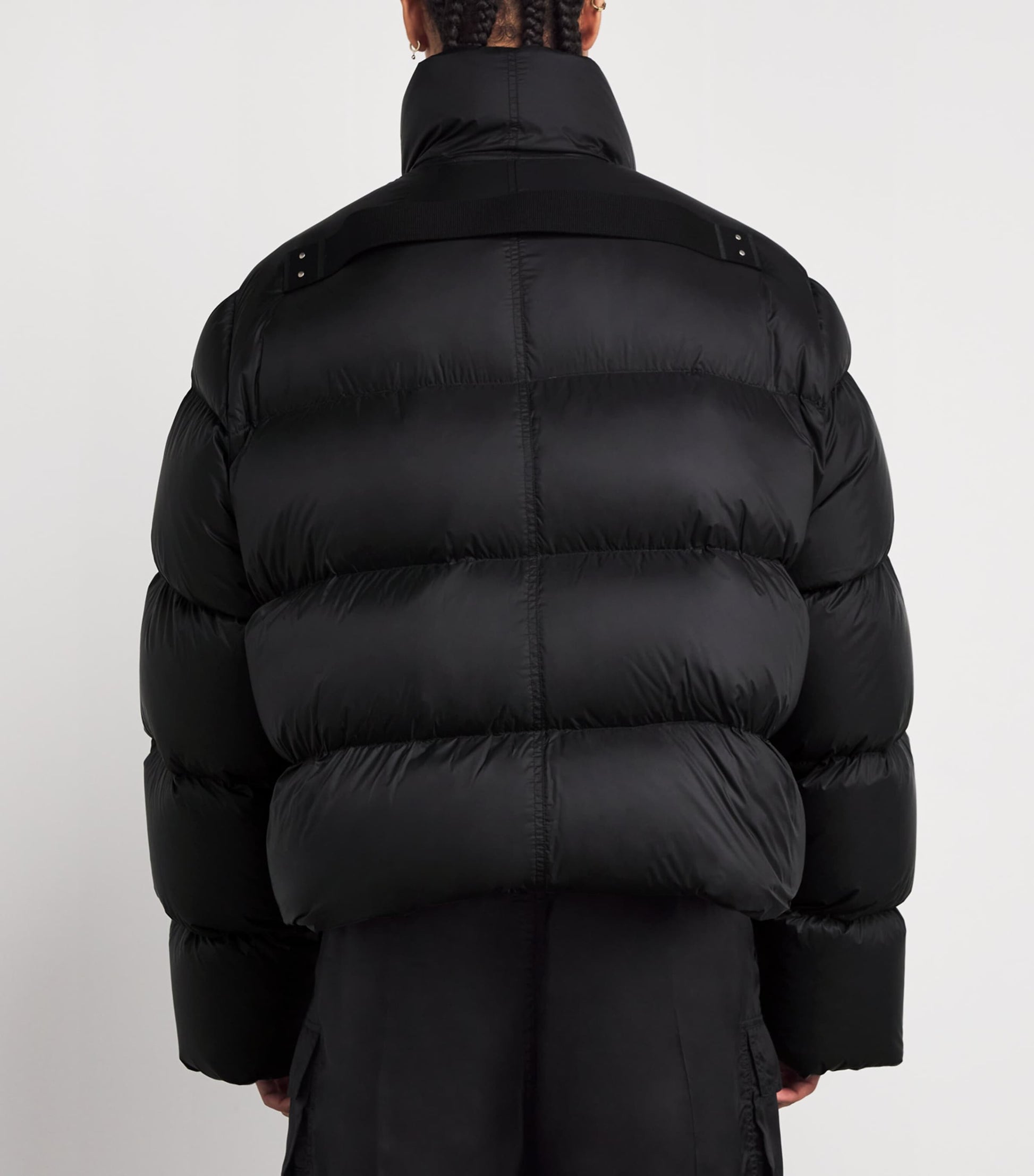 Rick Owens Black Down Turtle Puffer Jacket