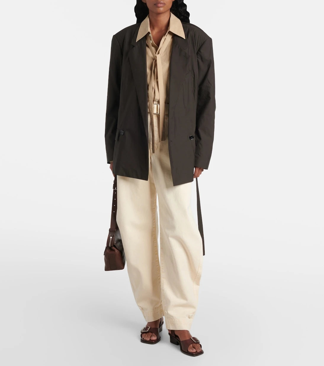 Lemaire - Tie-detail cotton shirt