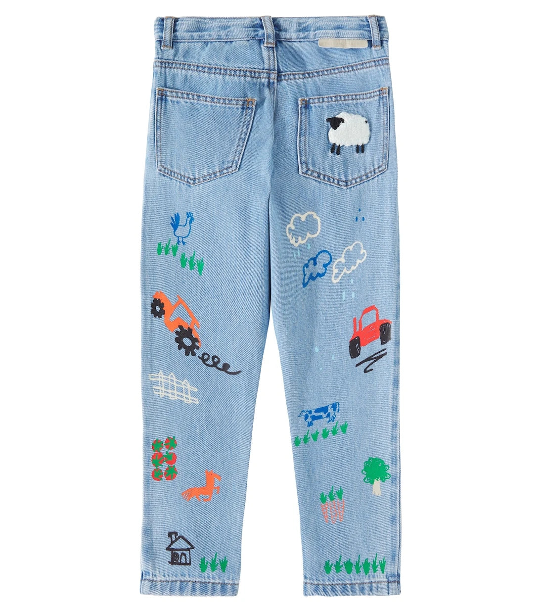Stella McCartney Kids - بنطال جينز مطبوع
