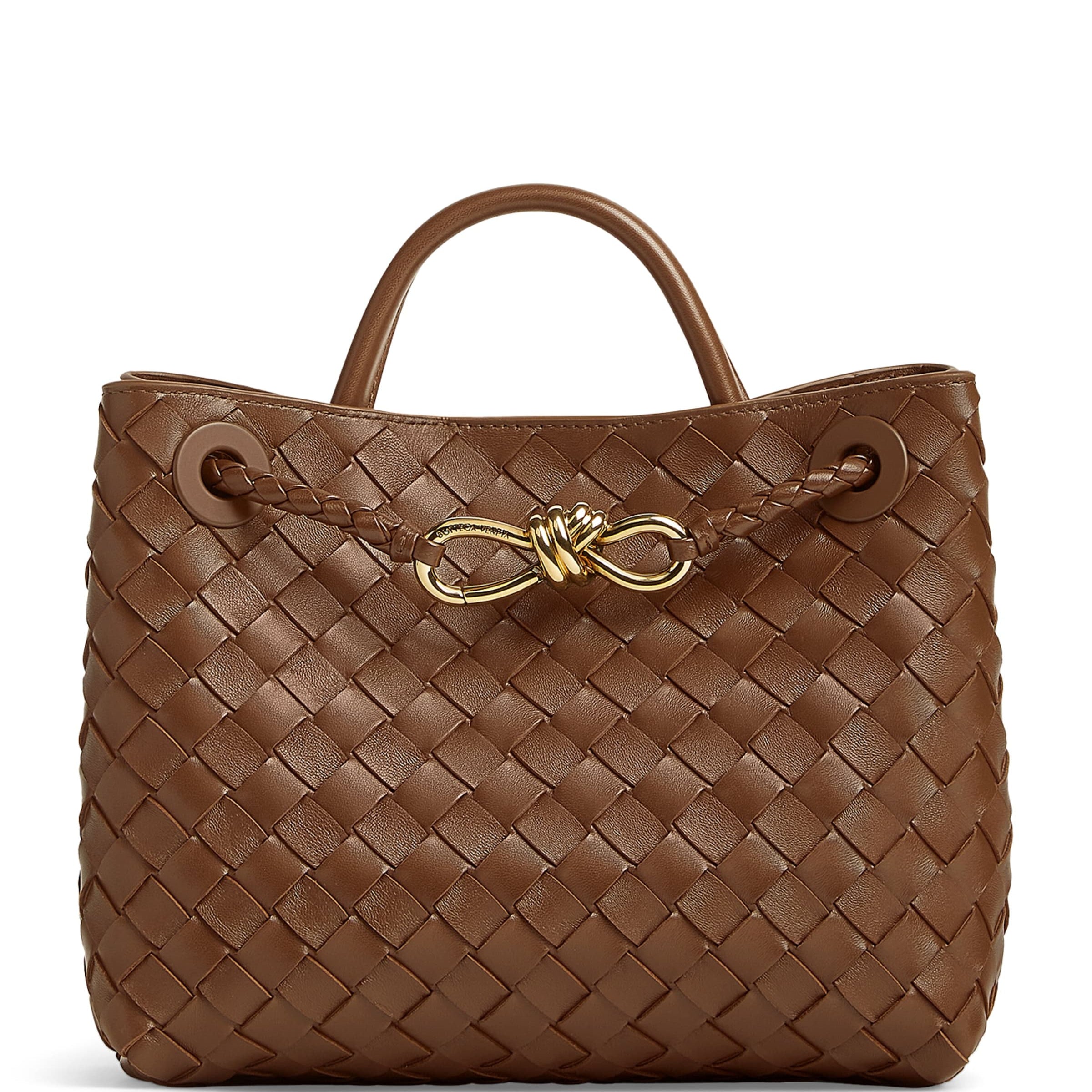 Small Leather Andiamo Top-Handle Bag