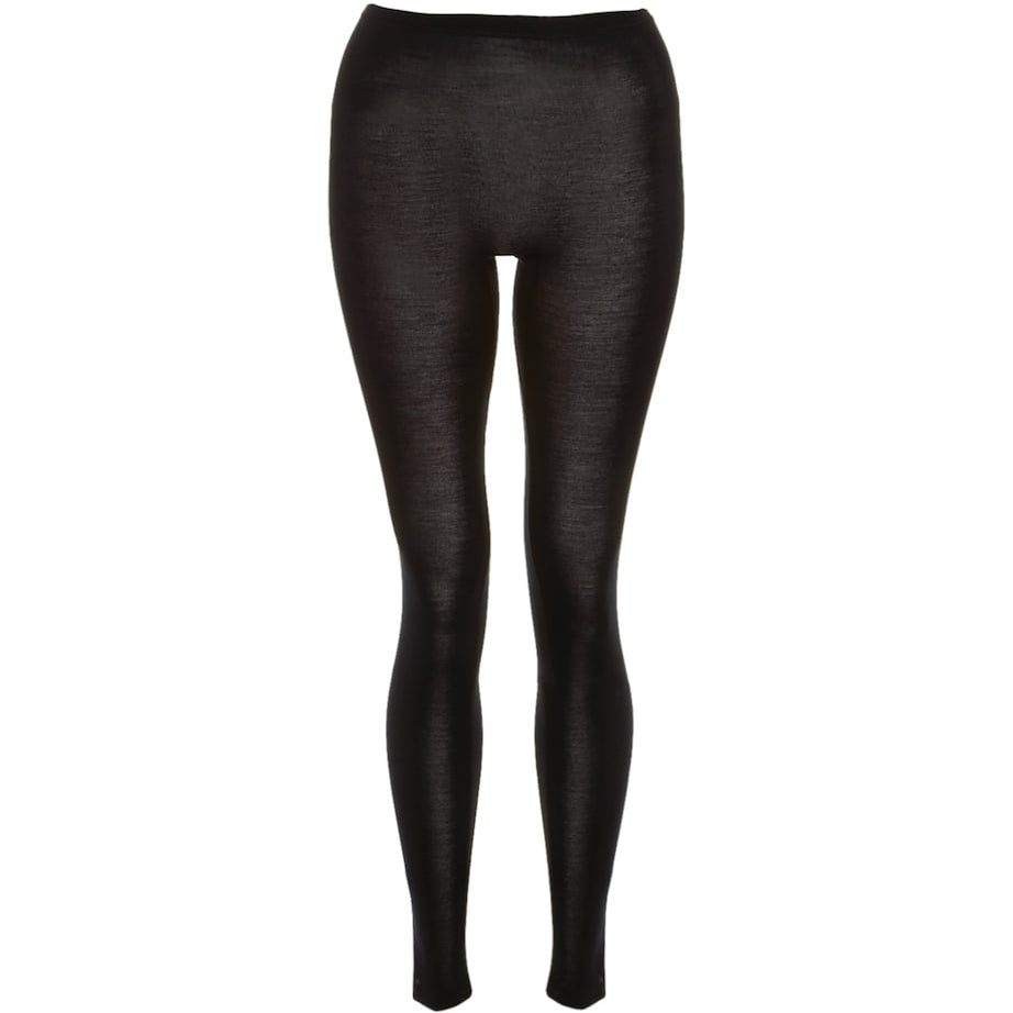 Hanro Black Pure Silk Leggings