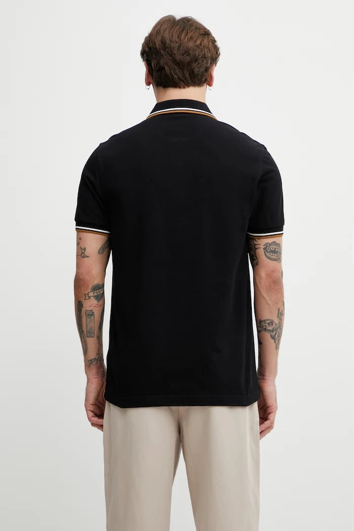 Fred Perry тениска с яка мъжка от памук