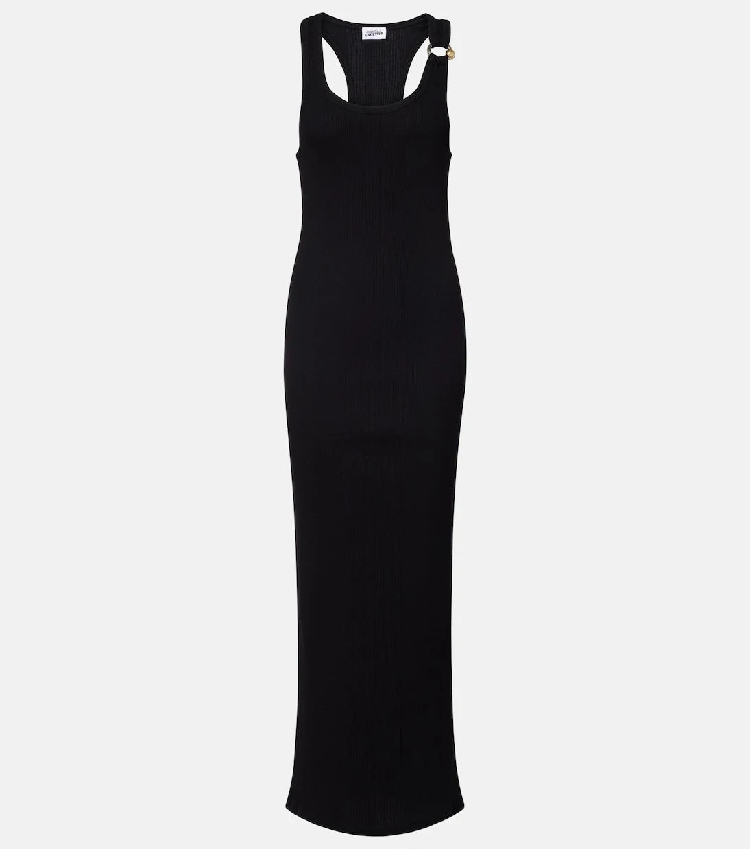 Jean Paul Gaultier - Piercing cotton jersey maxi dress