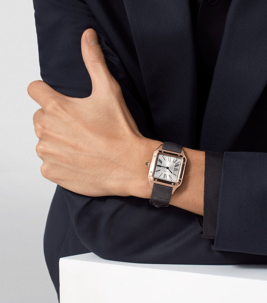 Rose Gold Santos-Dumont Watch 31.4mm