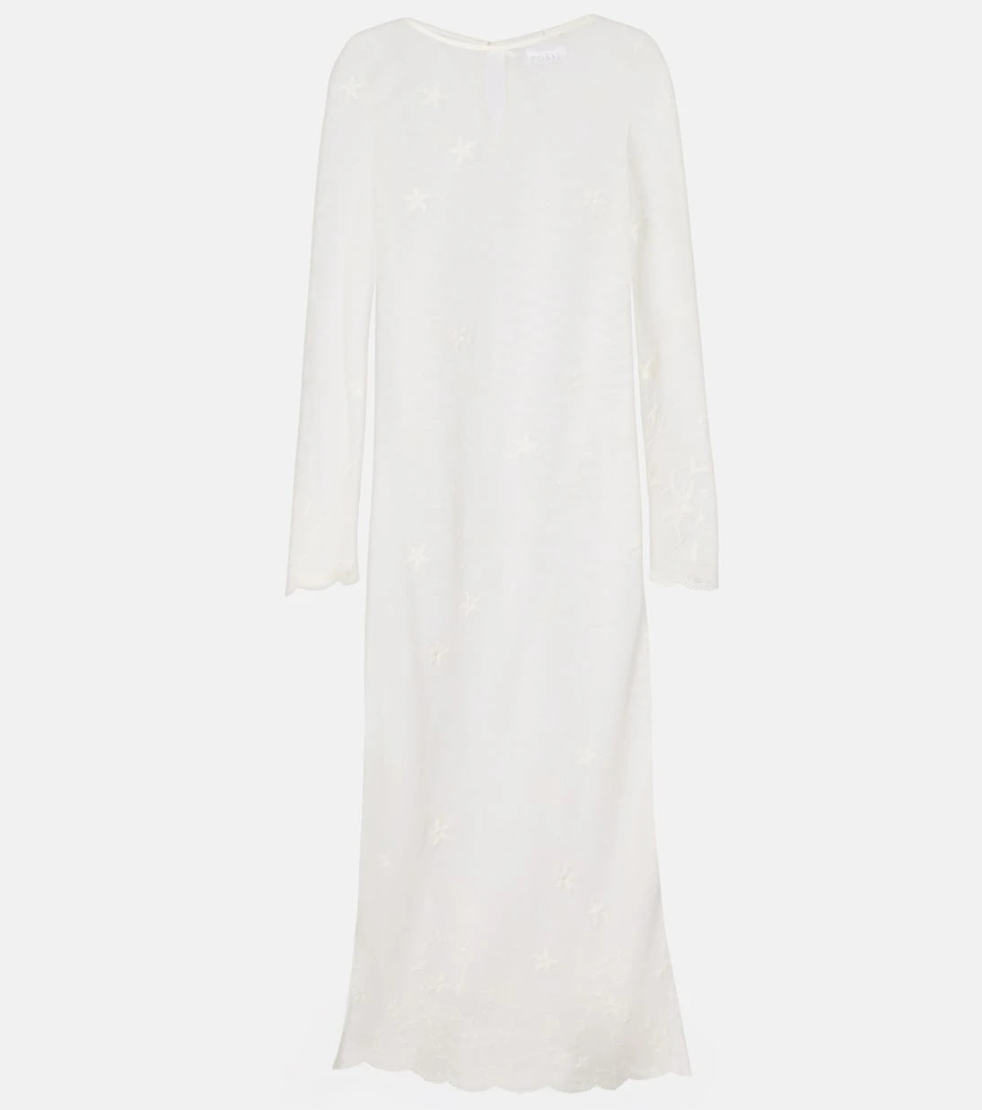 Posse - Cove embroidered sheer cotton tulle kaftan