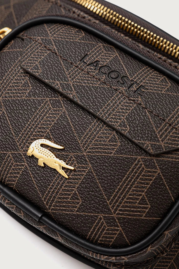 Lacoste suni deri bel çantası