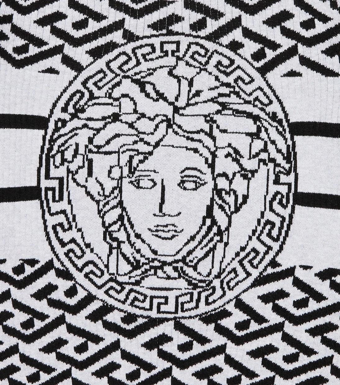 Versace Kids - Medusa Greca cotton and wool sweater
