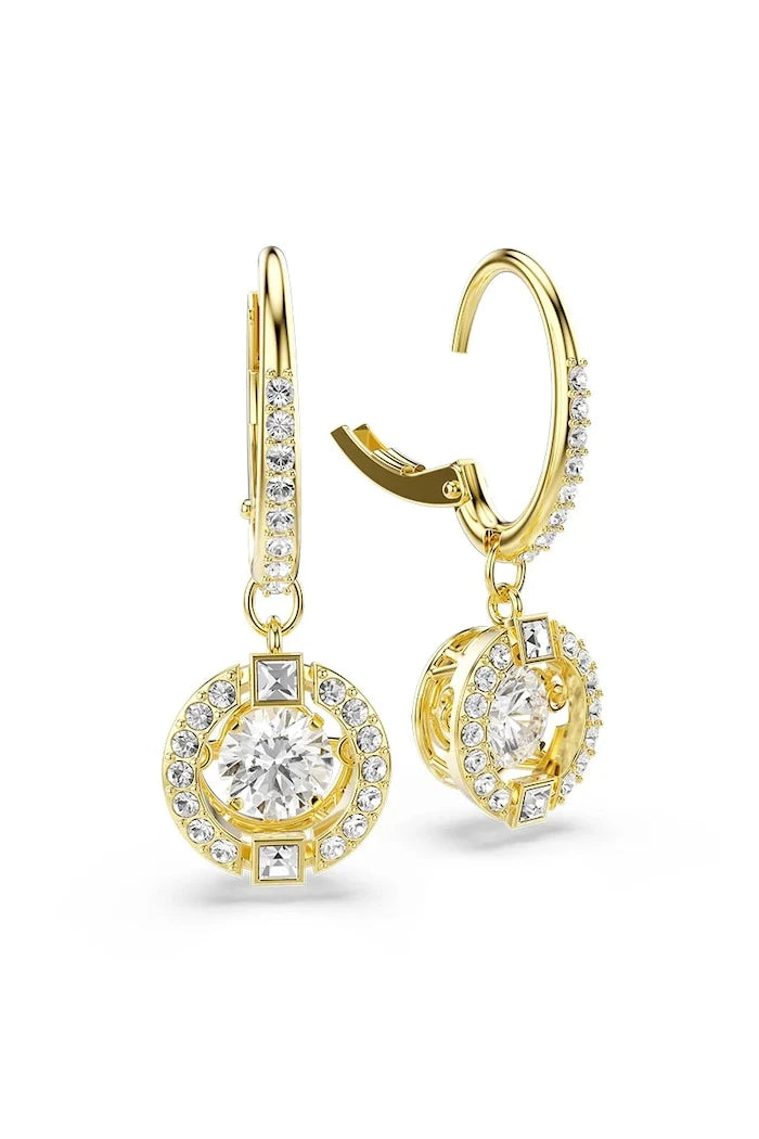 Swarovski kadın altın kaplama zirkonlu küpe UNA