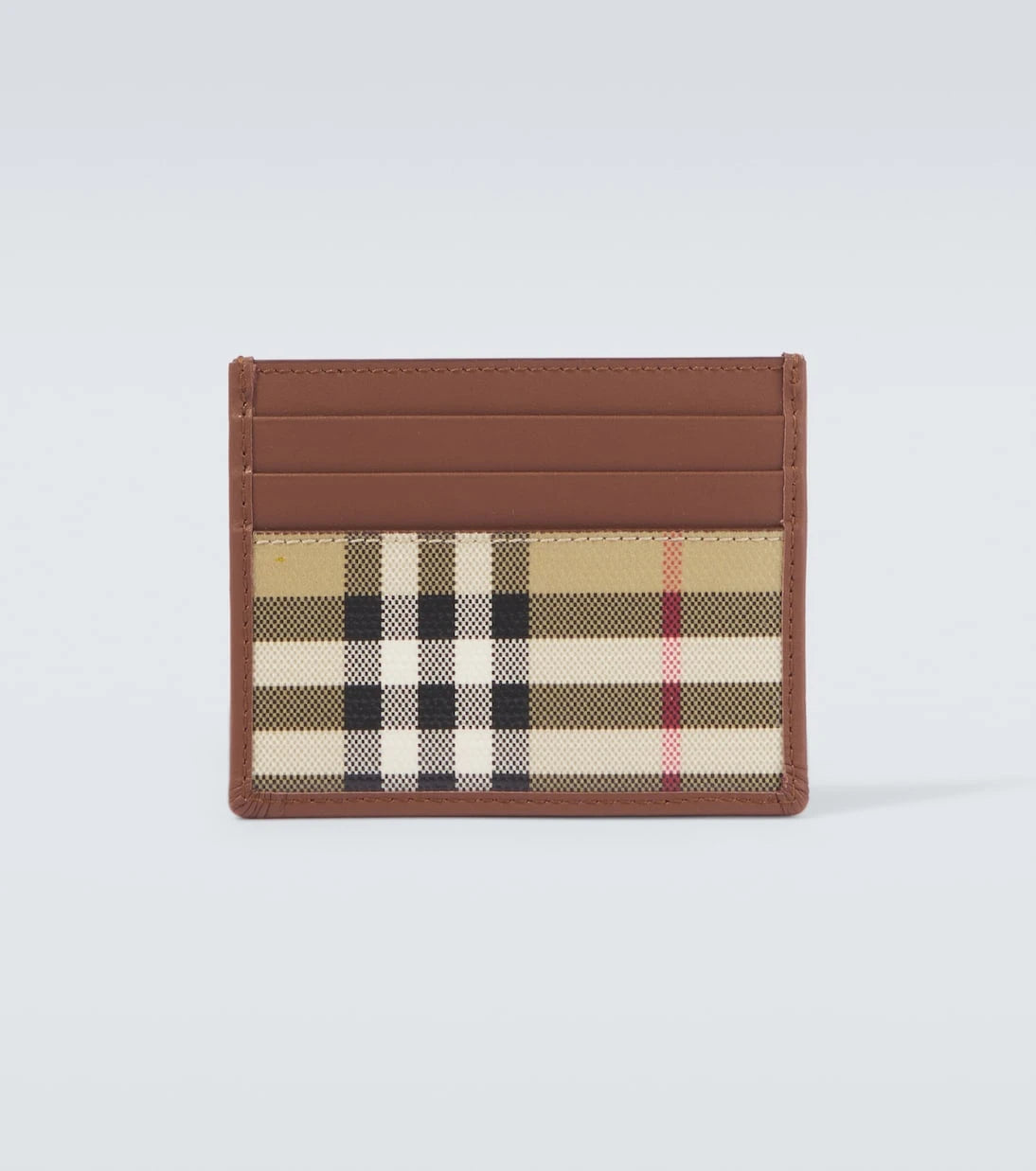 Burberry - Burberry Check canvas card holder