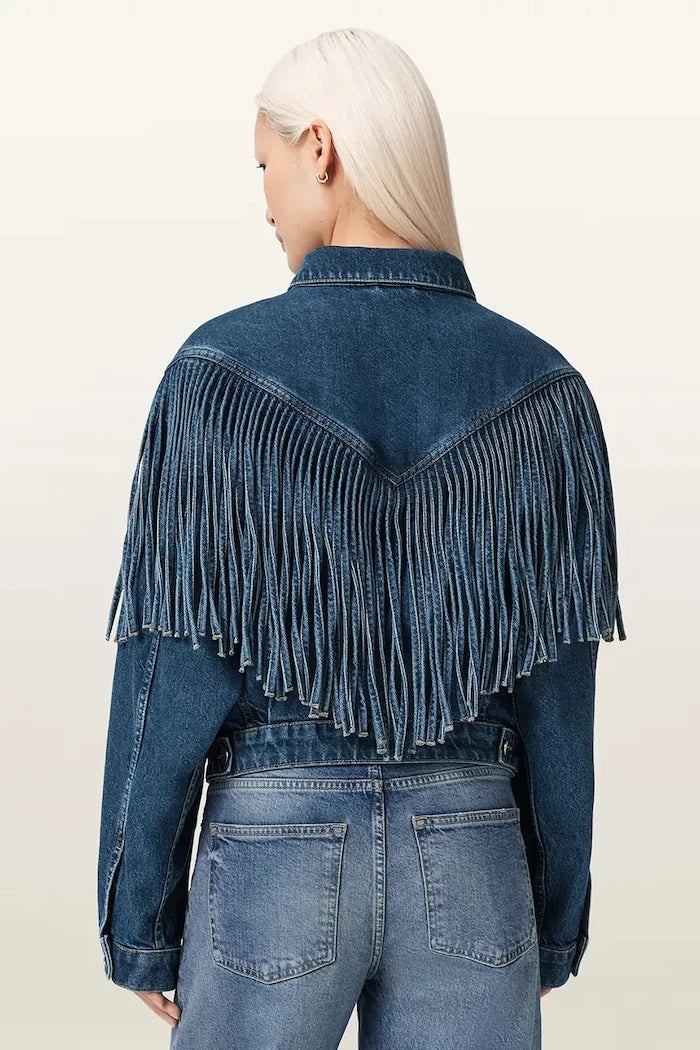 AllSaints дънково яке дамско от деним MARLENE