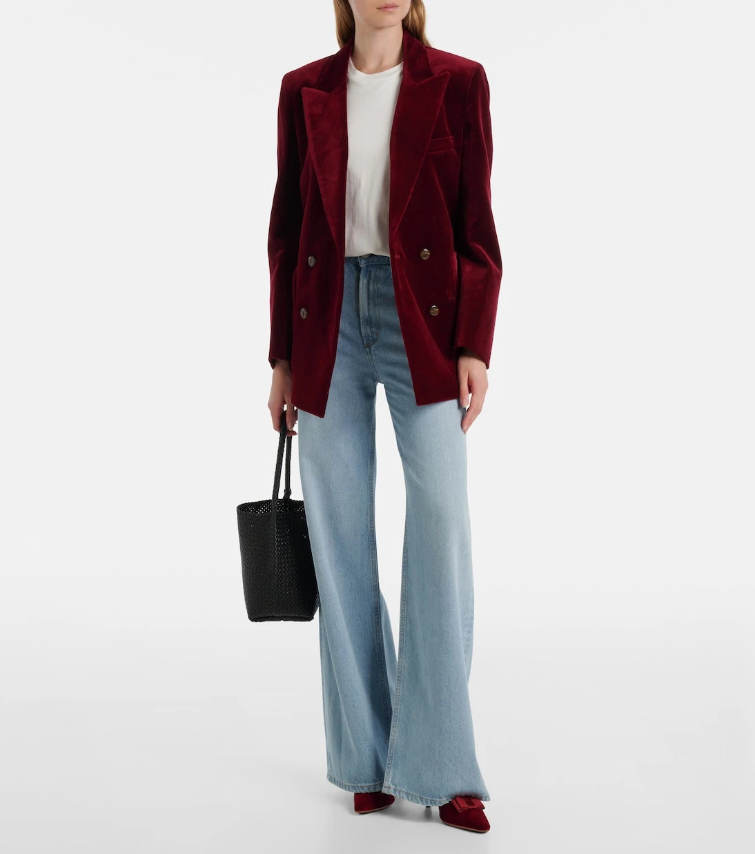 Manolo Blahnik - Reador 90 velvet pumps