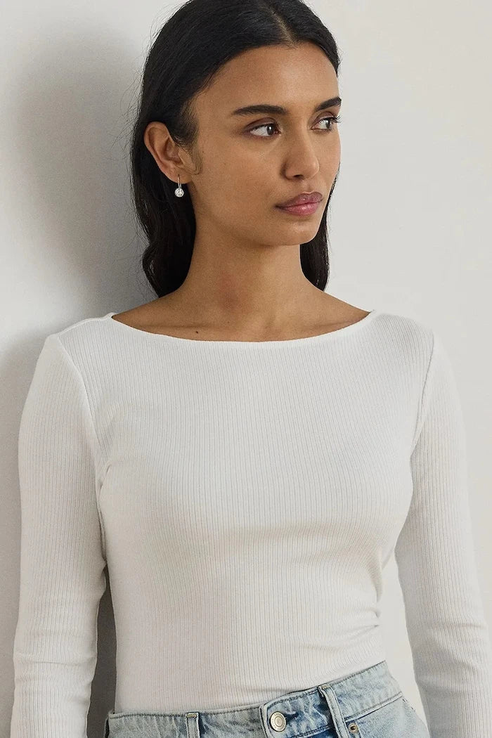 Lauren Ralph Lauren uzun kollu kadın bluzu modal