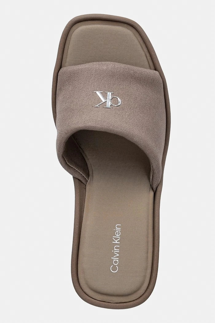 Calvin Klein kadın wedge 70 SNDL CANV MG terlik