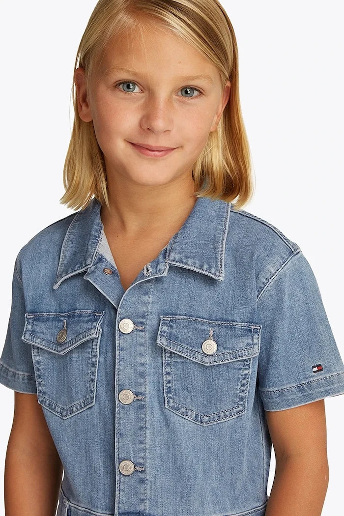 Tommy Hilfiger Çocuk Denim Tulum