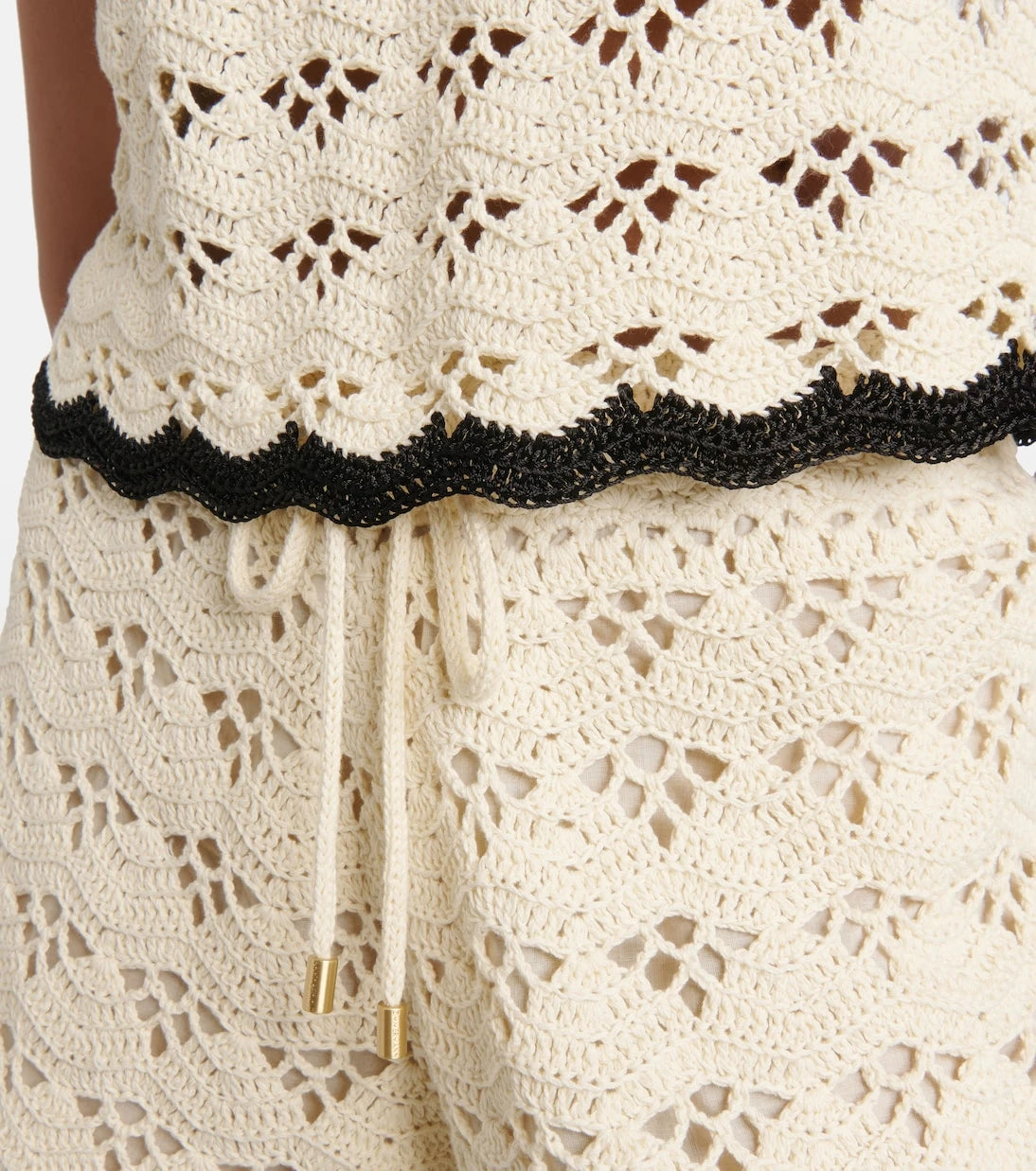 Zimmermann - Rhiannon crochet cotton tank top