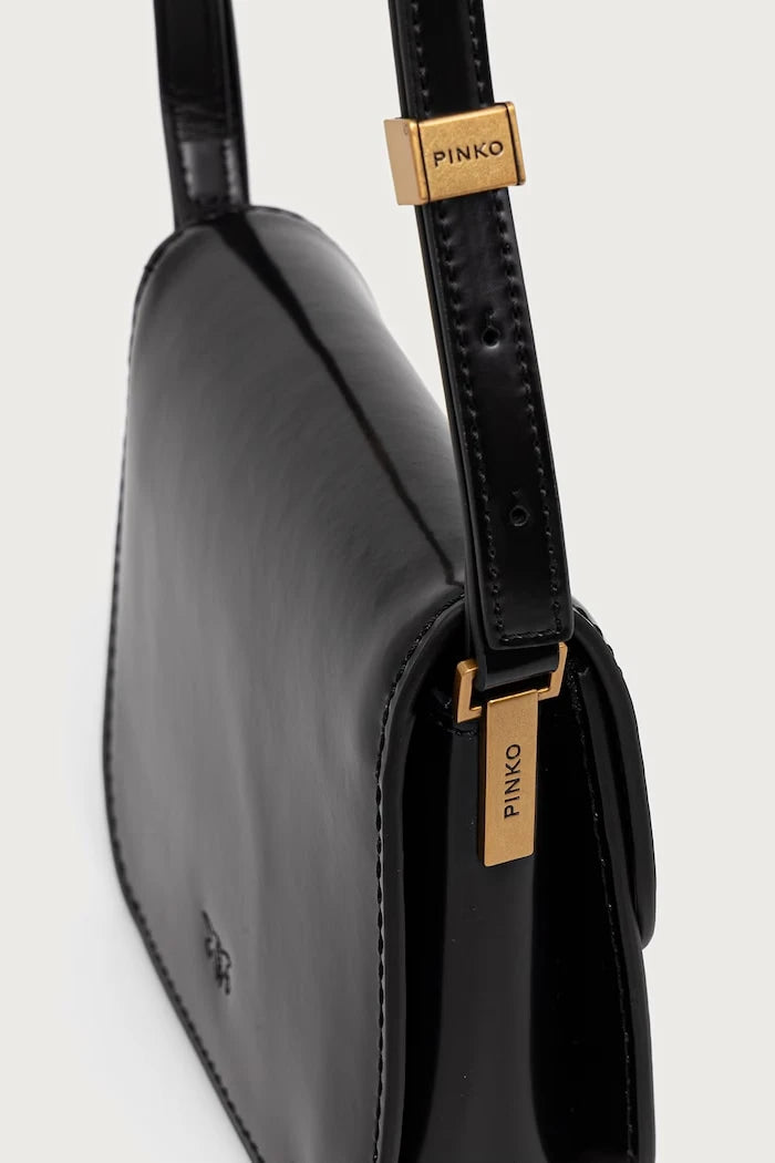 Pinko kadın deri crossbody çanta