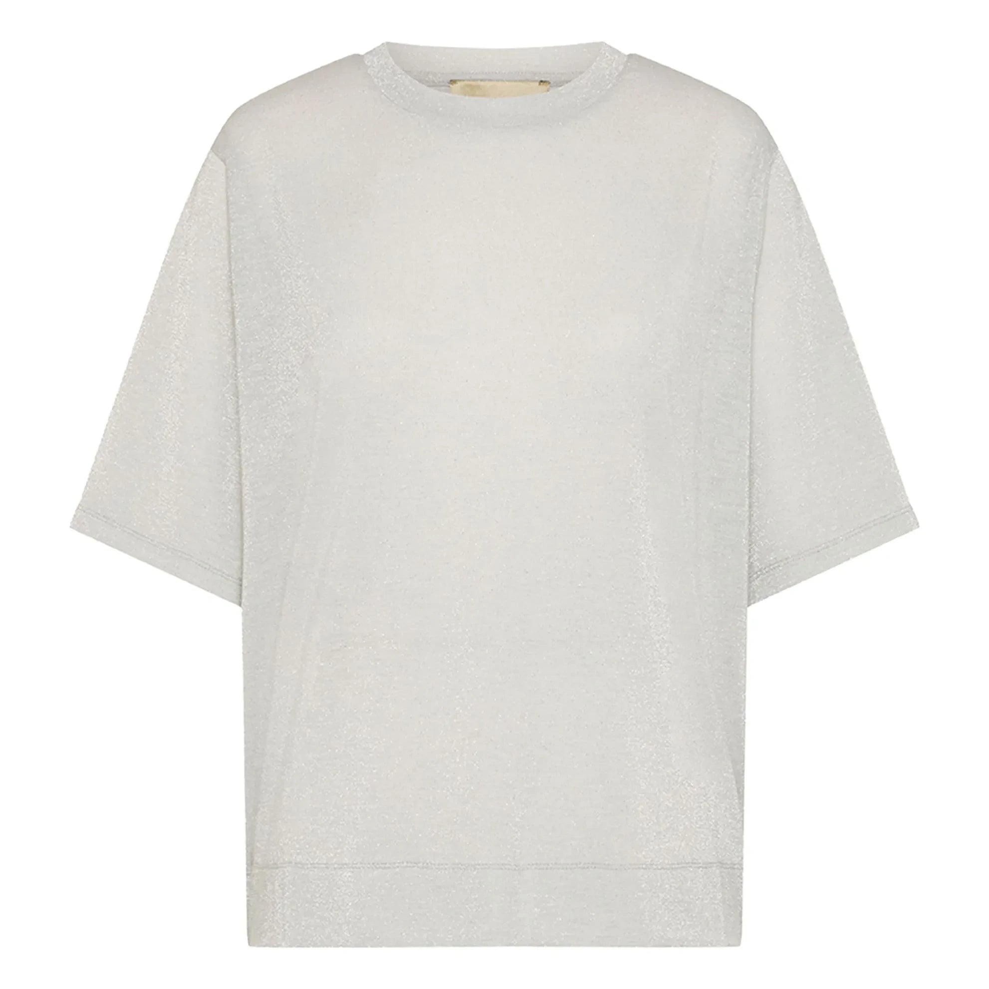 Momoni - Iora Metallic T-shirt | Light grey