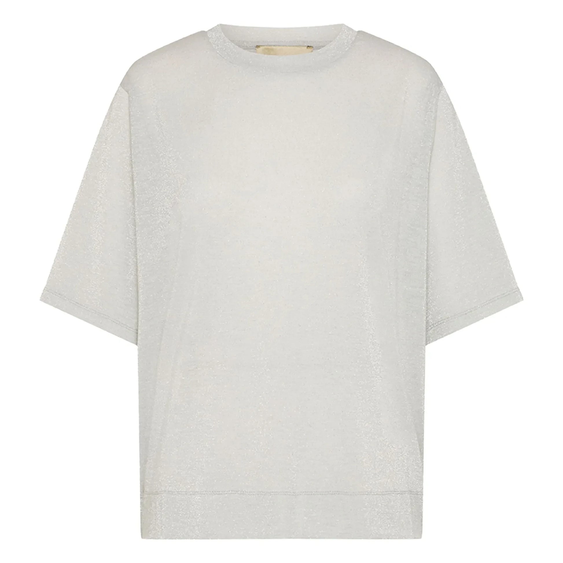 Momoni - Iora Metallic T-shirt | Light grey