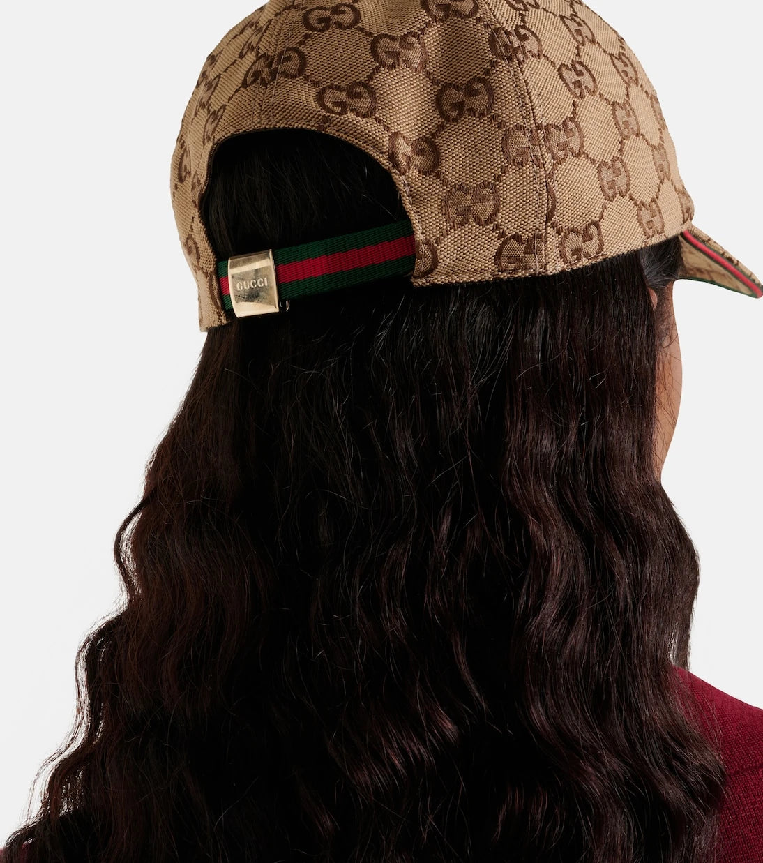 Gucci - قبعة بيسبول GG Supreme Canvas من مزيج القطن