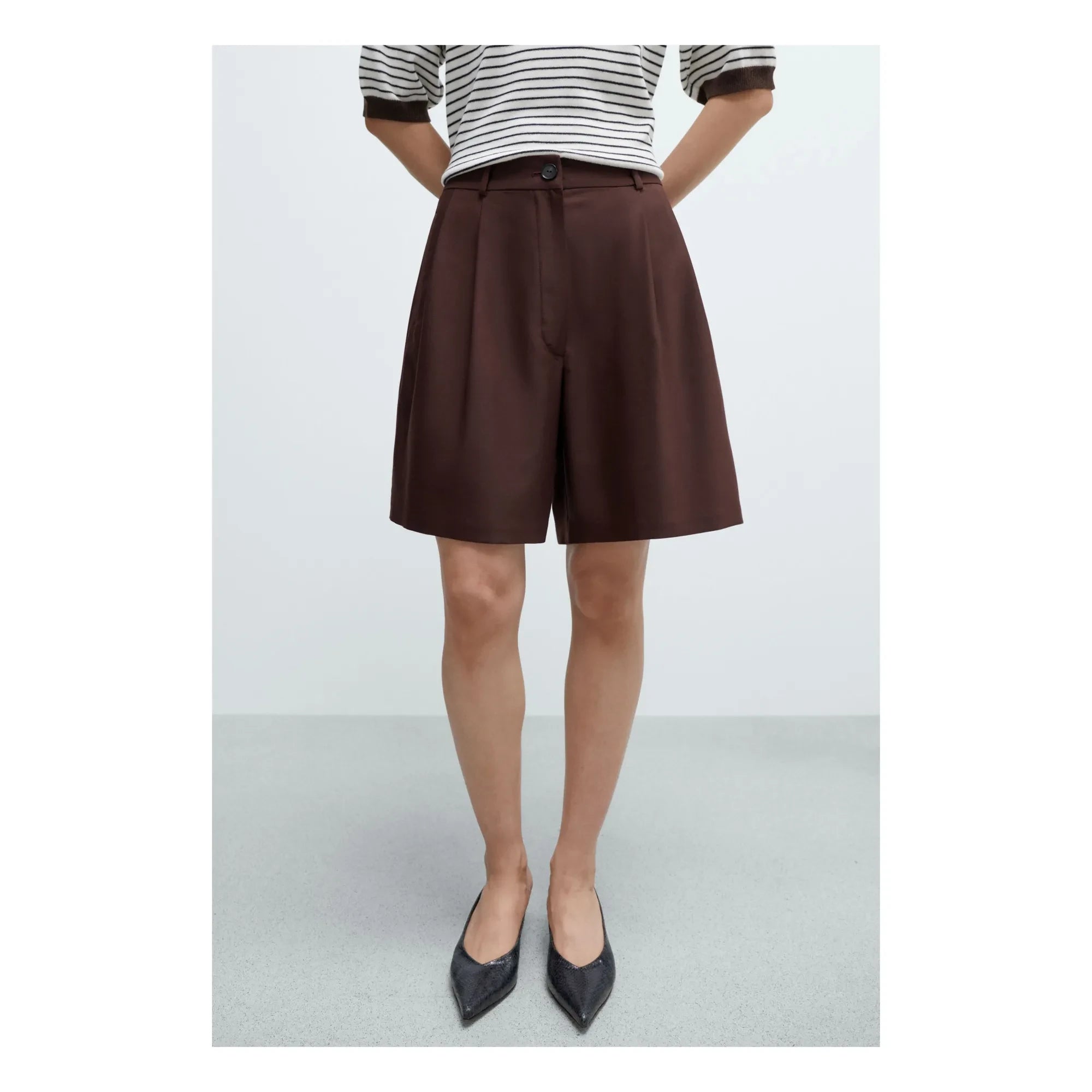 Cordera - Bermuda Tailored Wool | Burgundy