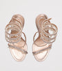 Pink Satin Chandelier Sandals 105