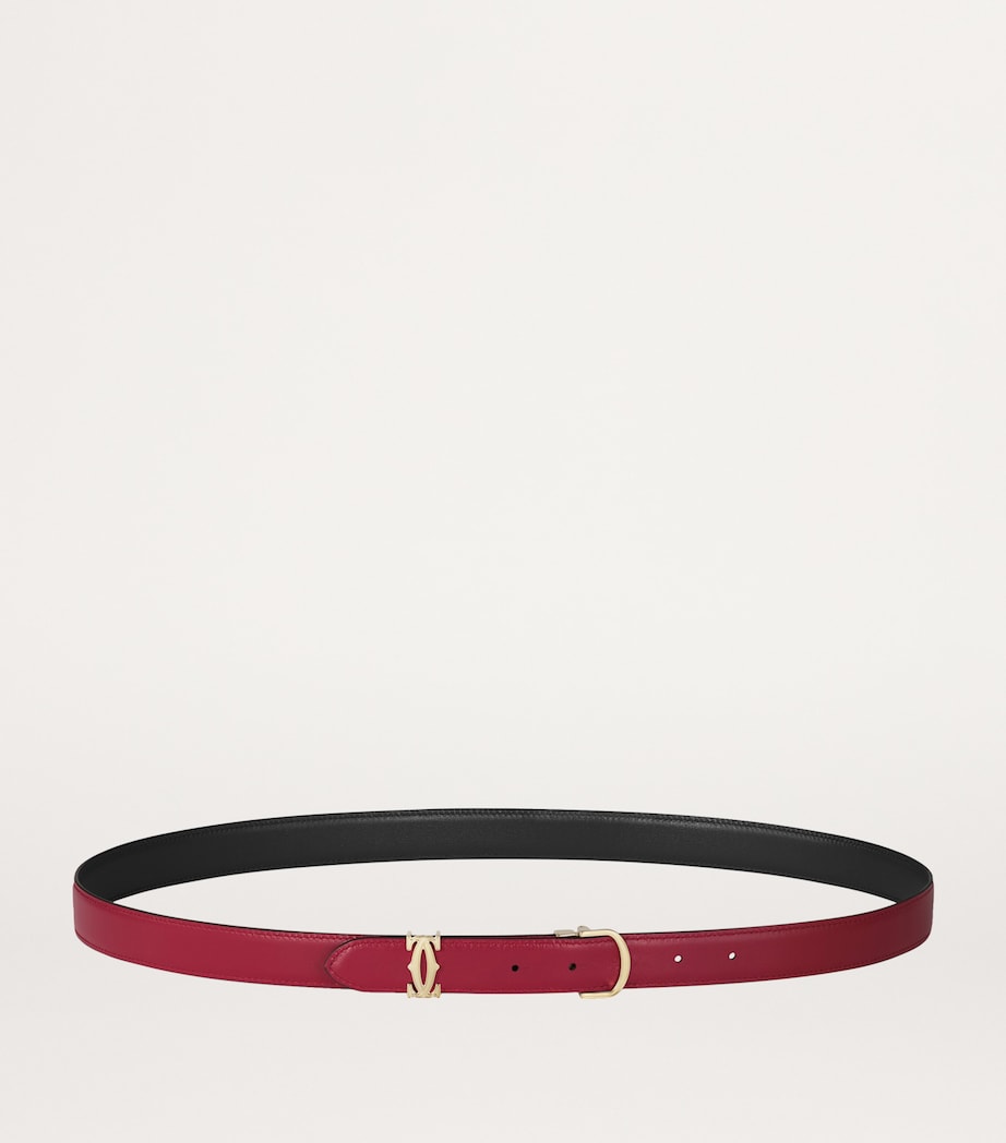 Cartier Black Reversible C de Cartier Belt