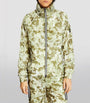 Moose Knuckles Green Camouflage Bomber Jacket