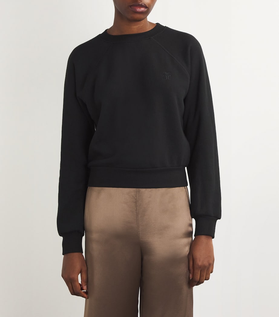 TERRY COTTON-MODAL SWEATSHIRT