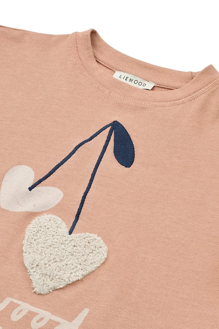 Liewood Tyler Placement SS T-shirt Çocuk Pamuklu Tişört