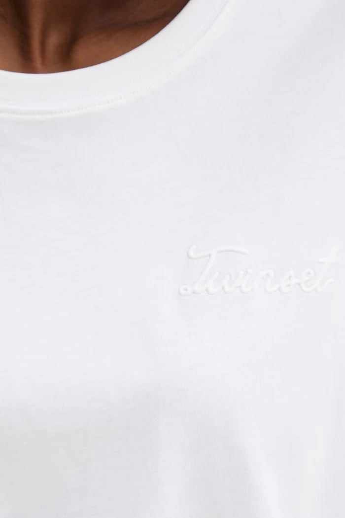 Twinset basic kadın pamuklu tişört