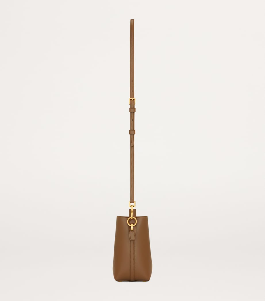 Saint Laurent Brown Mini Le 37 Bucket Bag