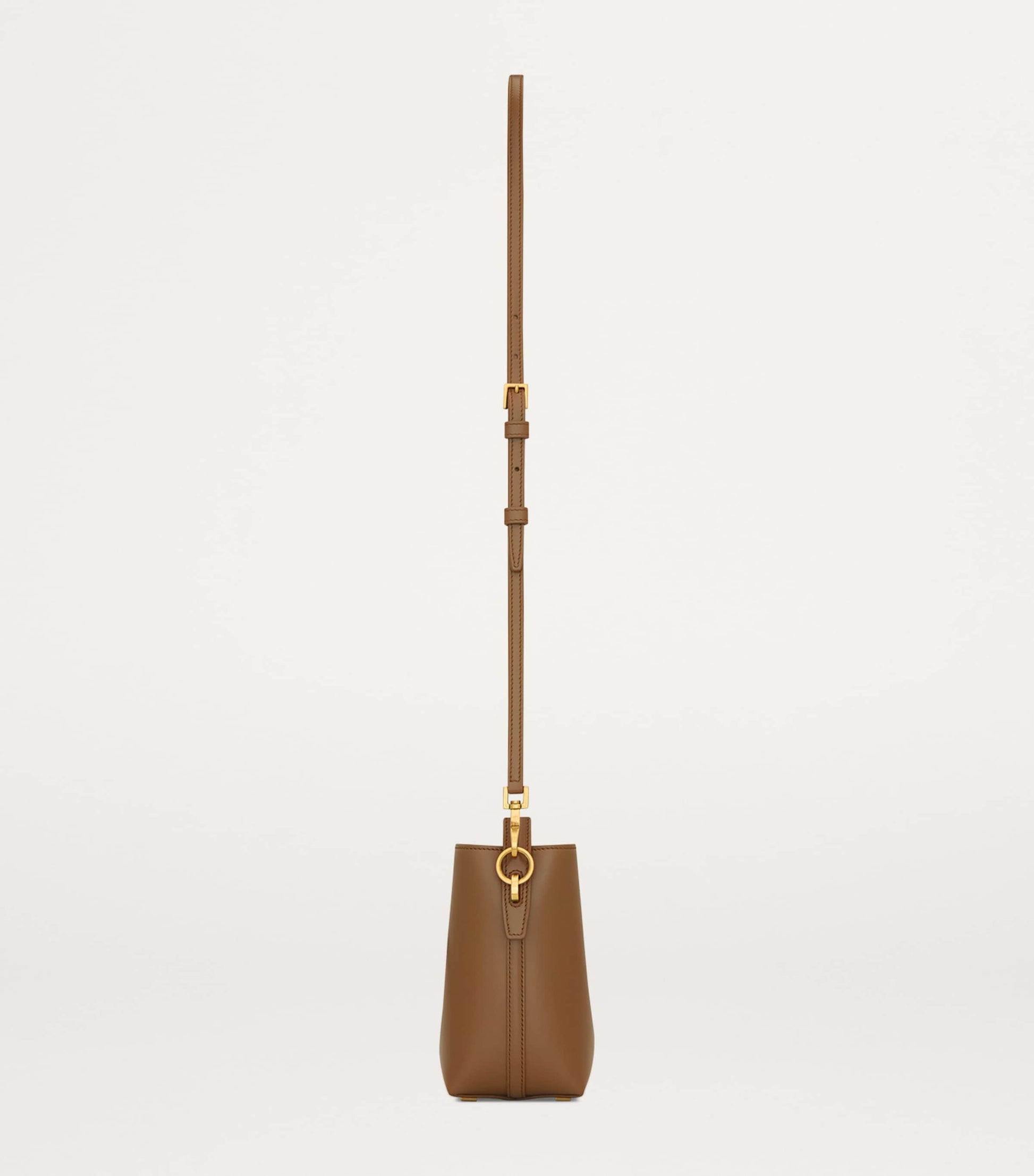 Saint Laurent Brown Mini Le 37 Bucket Bag