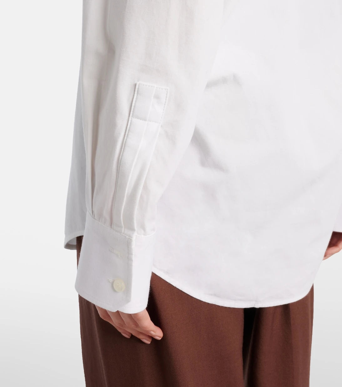 Saint Laurent - Cassandre cotton poplin shirt