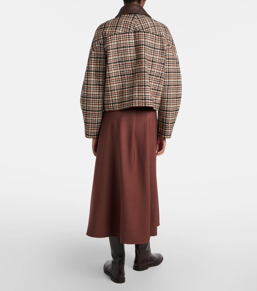 Brunello Cucinelli - Wool-blend midi skirt