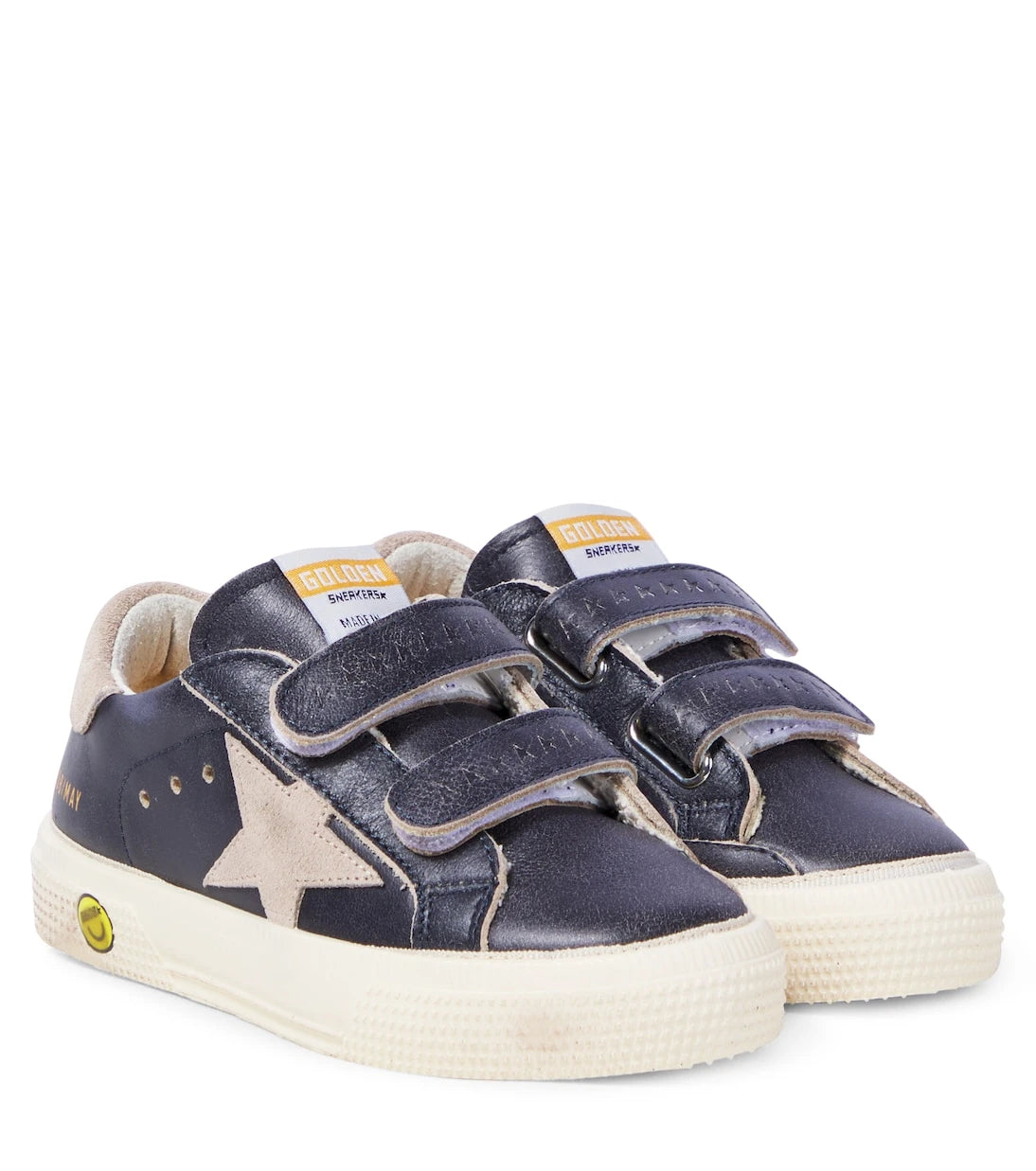 Golden Goose Kids - May School leather sneakers