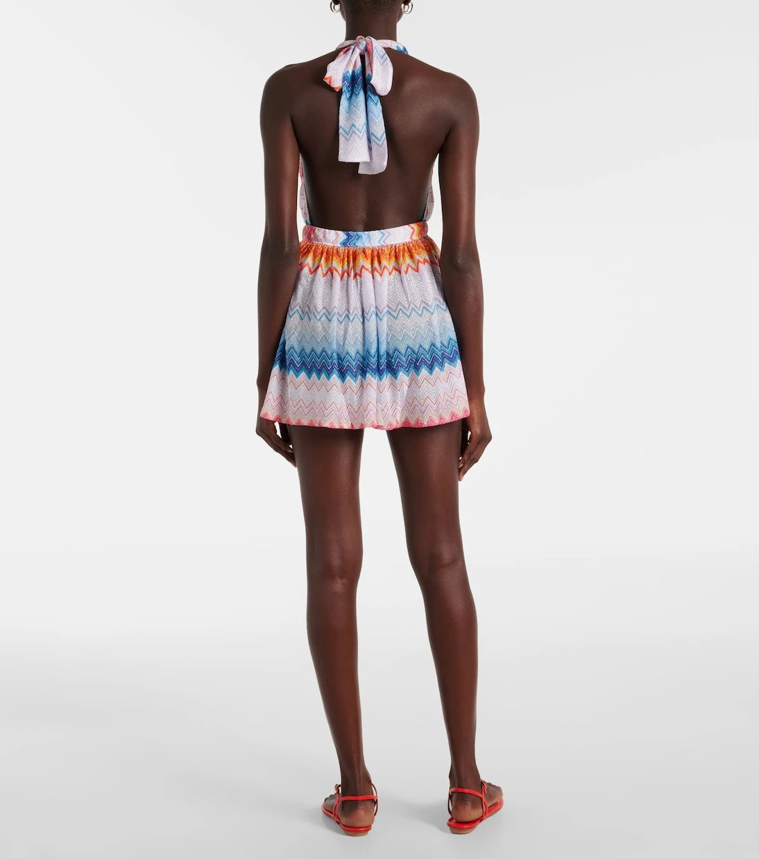 Missoni - جمبسوت بأربطة حول العنق بتصميم متعرج