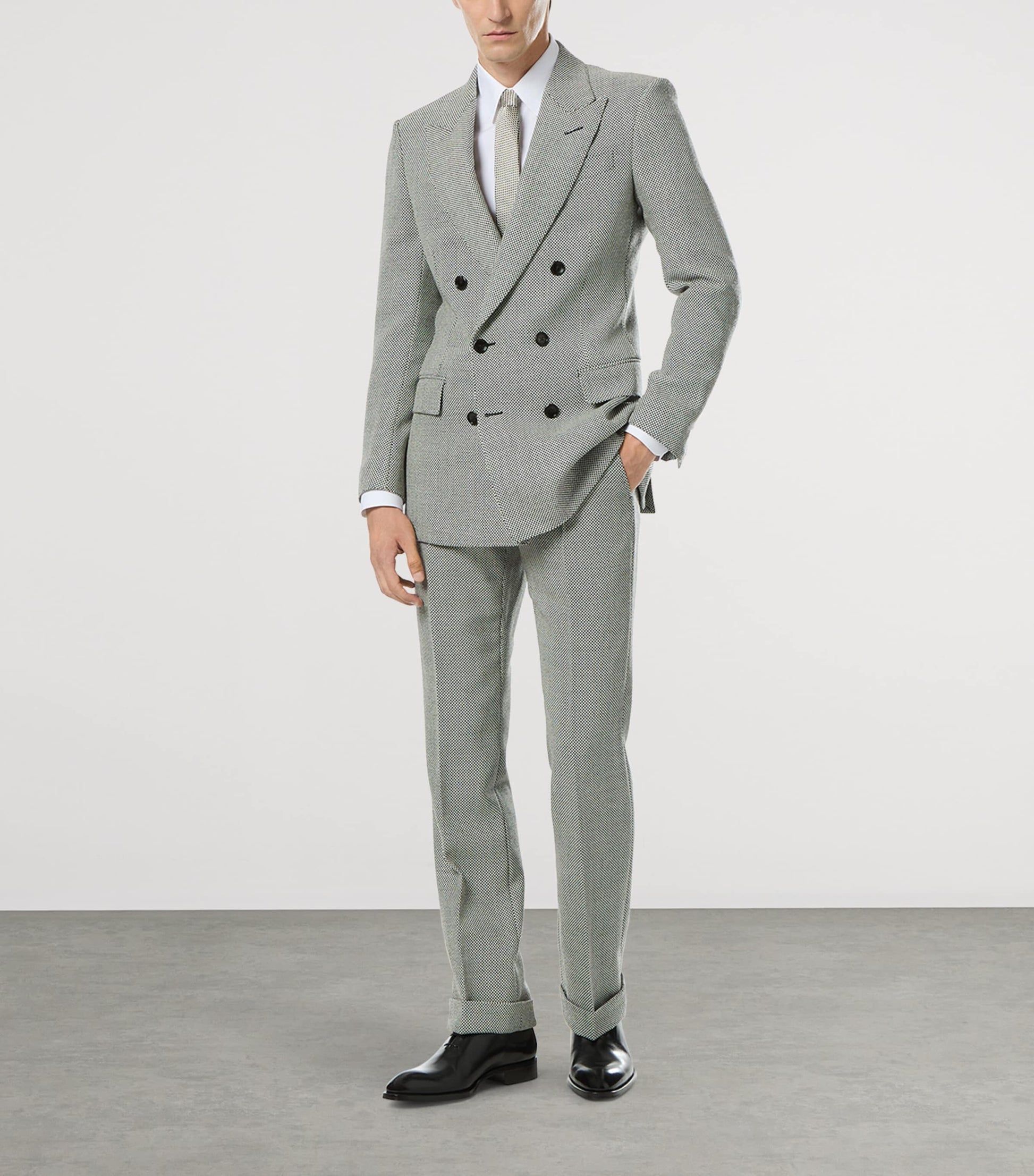 Leather Lace-Up Oxford Shoes