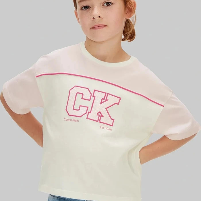 Calvin Klein Jeans тениска за деца от памук