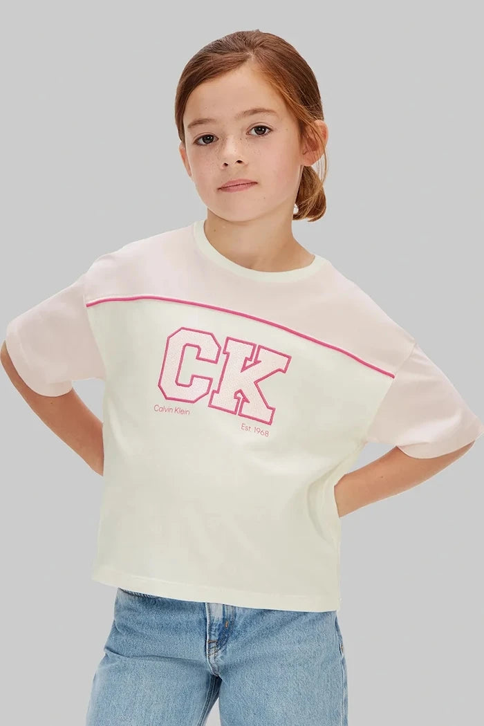 Calvin Klein Jeans тениска за деца от памук