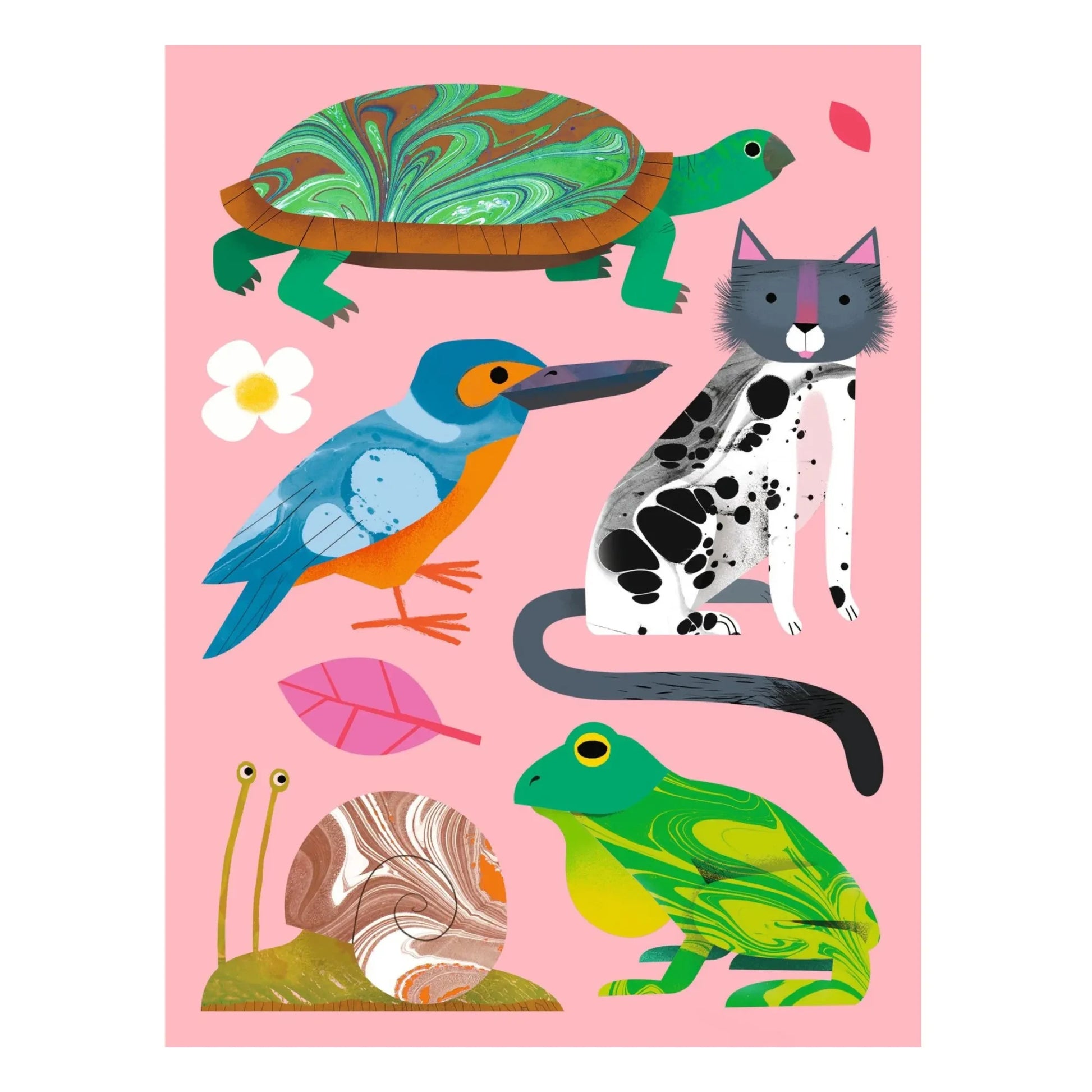 Djeco - Paper Marbling Activity Kit