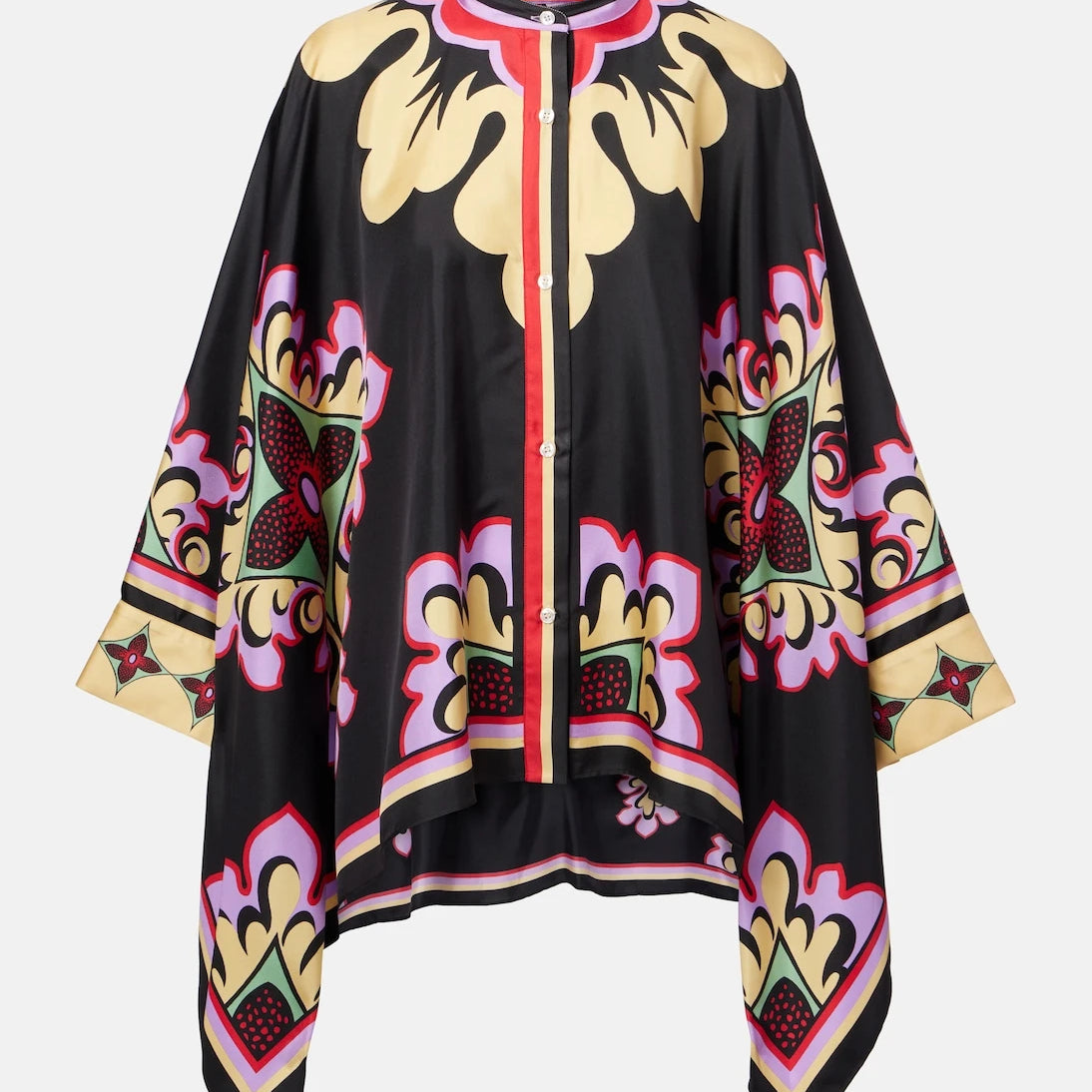 La DoubleJ - Foulard printed silk blouse