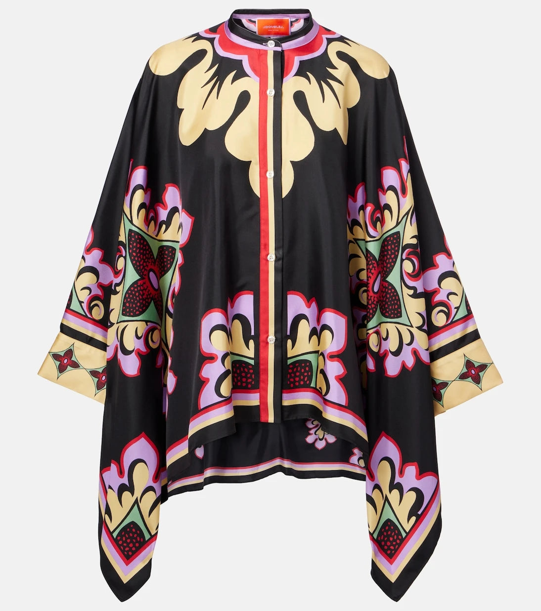 La DoubleJ - Foulard printed silk blouse