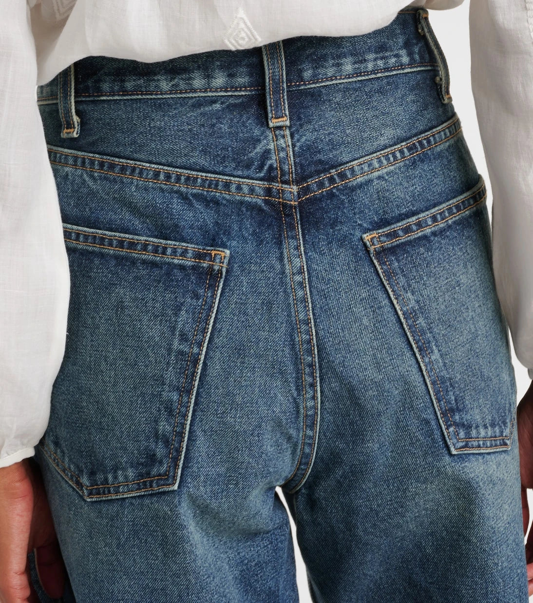 Nili Lotan - Russel mid-rise denim shorts