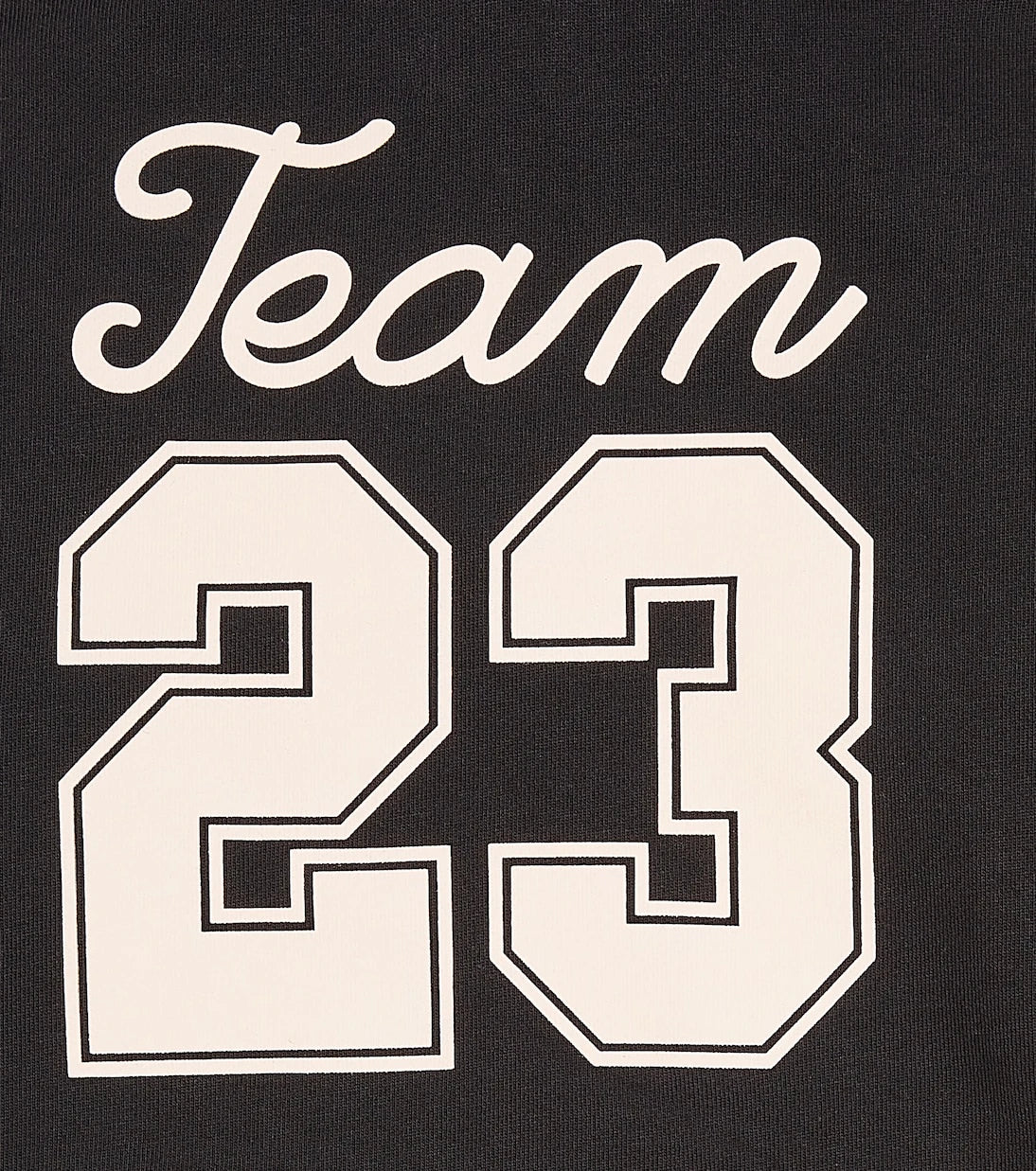 Off-White Kids - Team 23 cropped cotton jersey hoodie