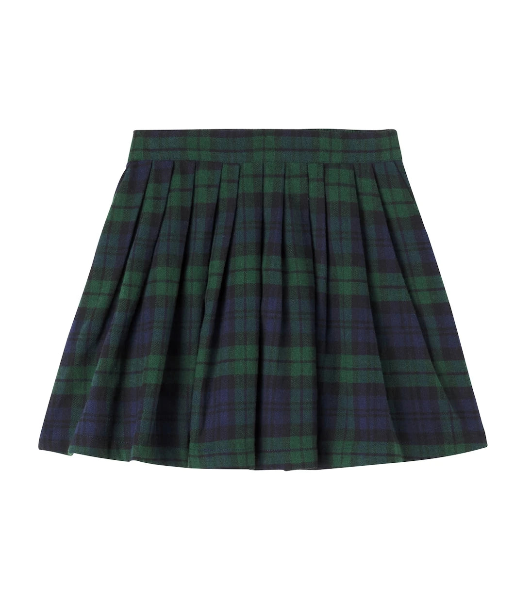 C'era Una Volta - Benedetta plaid pleated cotton skirt