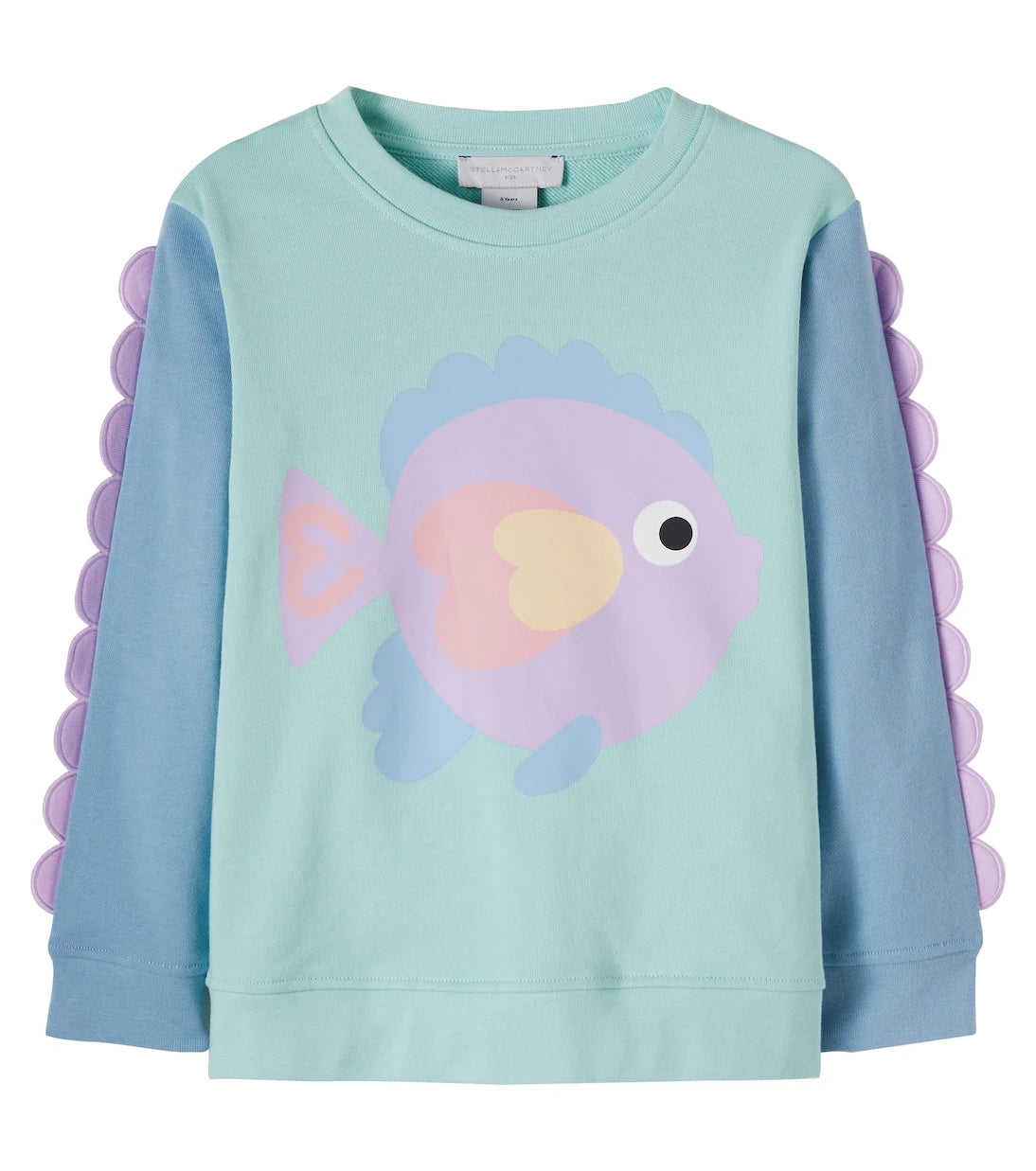Stella McCartney Kids - سويت شيرت من قطن الجيرسيه المطبوع